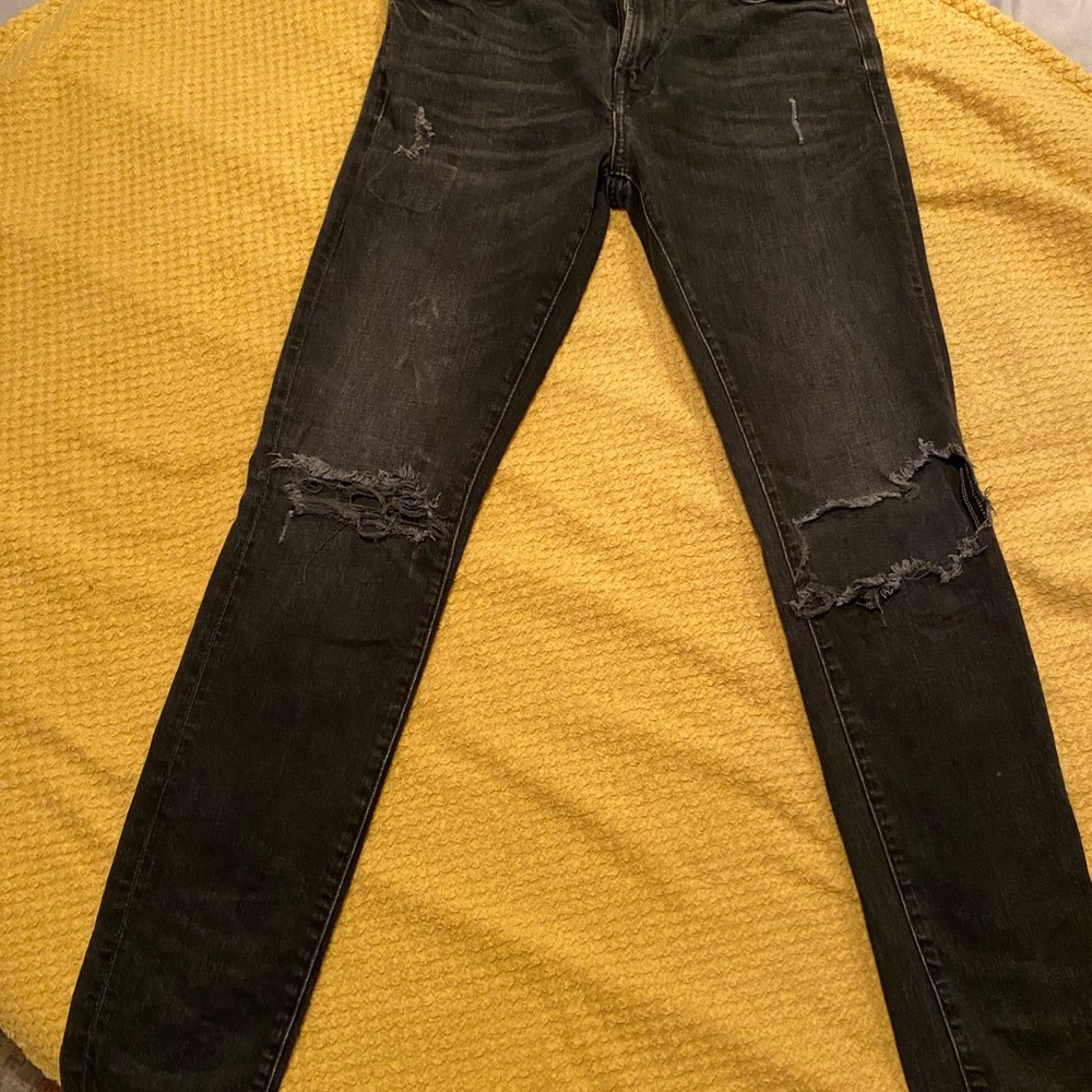 American Eagle Outfitters Black Airflex Jeans